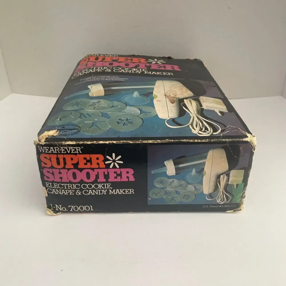 Vintage WearEver 70001 Super Shooter Electric Cookie Canapé Candy Maker Parts